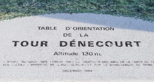 Table d'orientation de la tour Denecourt - Forêt de Fontainebleau